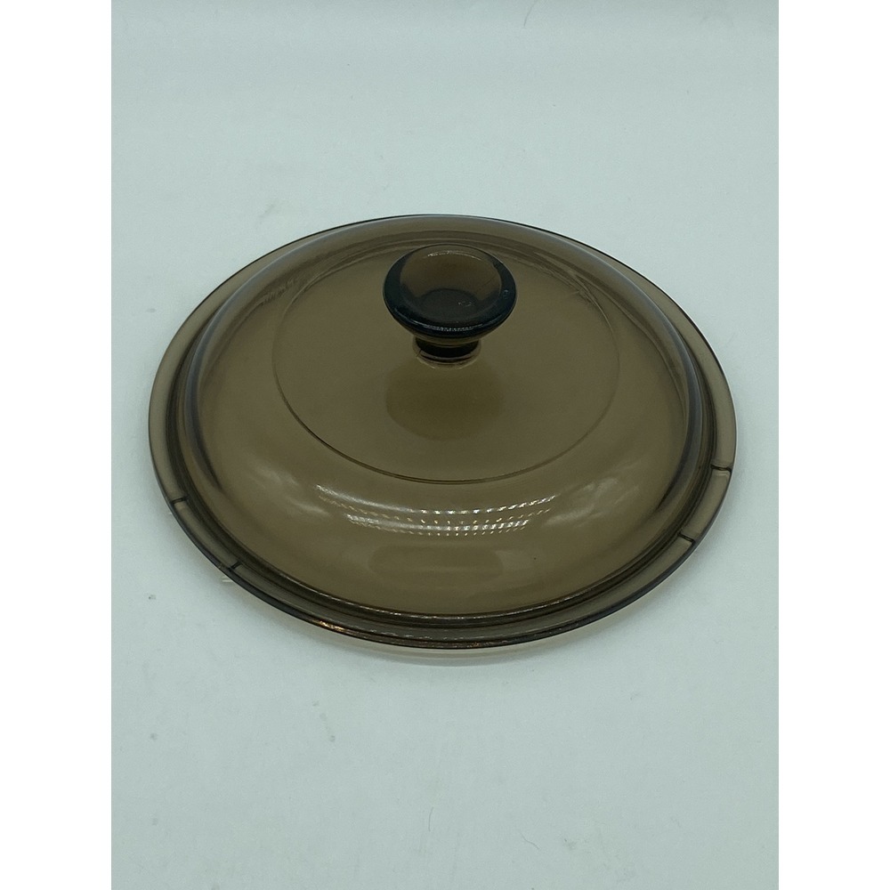 Corning Ware Visions Amber Pyrex V1C‎ V 1 C Replacement Lid 6.5 Inches